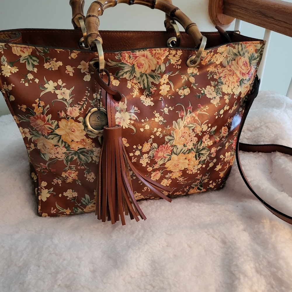 Patricia Nash tote with Vintage Botanical Garden Print